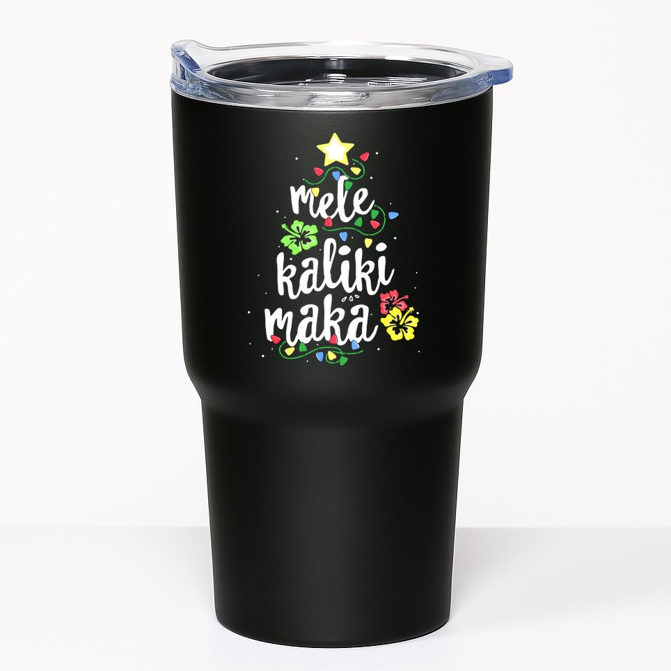 Mele Kalikimaka Shirt For Women Hawaiian Hawaii Christmas Tumbler