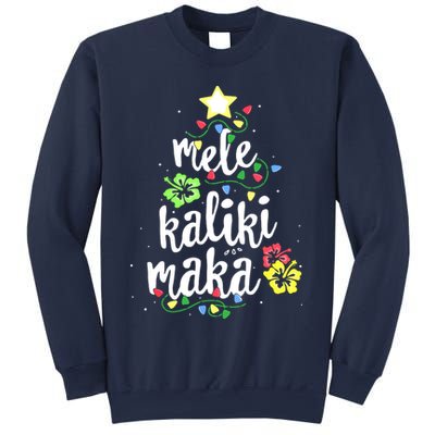 Mele Kalikimaka Shirt For Women Hawaiian Hawaii Christmas Sweatshirt