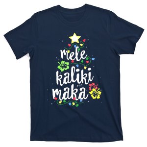 Mele Kalikimaka Shirt For Women Hawaiian Hawaii Christmas T-Shirt