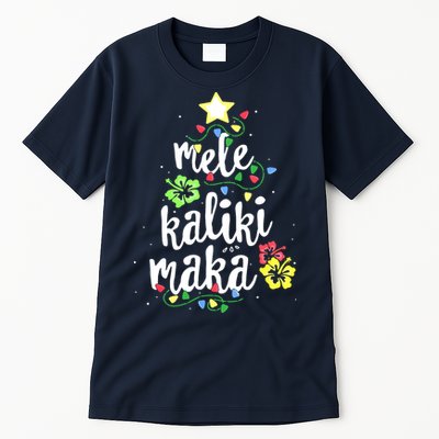 Mele Kalikimaka Shirt For Women Hawaiian Hawaii Christmas Tall T-Shirt