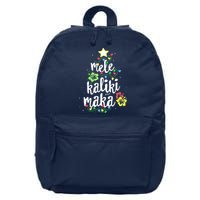 Mele Kalikimaka Shirt For Women Hawaiian Hawaii Christmas 16 in Basic Backpack