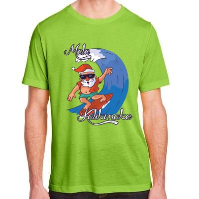 Mele Kalikimaka Surfing Papa Mele Father Christmas Cute Gift Adult ChromaSoft Performance T-Shirt