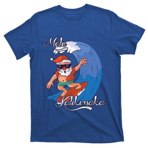 Mele Kalikimaka Surfing Papa Mele Father Christmas Cute Gift T-Shirt