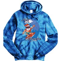 Mele Kalikimaka Surfing Papa Mele Father Christmas Cute Gift Tie Dye Hoodie