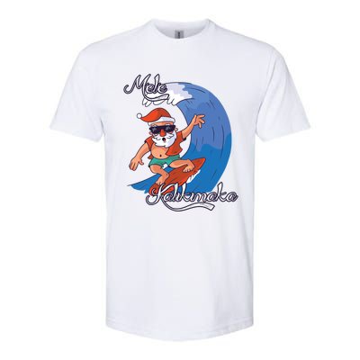 Mele Kalikimaka Surfing Papa Mele Father Christmas Cute Gift Softstyle CVC T-Shirt