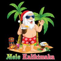 Mele Kalikimaka Santa Surfing Christmas Surf In July Merry Backpack