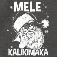 Mele Kalikimaka Santa Claus Shaka Hawaiian Christmas Hawaii Vector Backpack