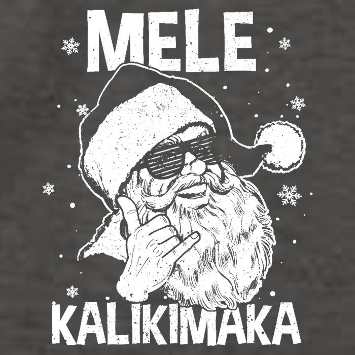 Mele Kalikimaka Santa Claus Shaka Hawaiian Christmas Hawaii Vector Backpack