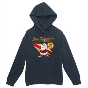 Mele Kalikimaka Surfer Santa Claus Urban Pullover Hoodie