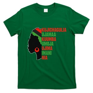 Merry Kwanzaa Santa Black Christmas African American Pride T-Shirt