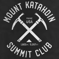 Mount Katahdin Summit Club I Climbed Katahdin 7 Panel Mesh Trucker Snapback Hat