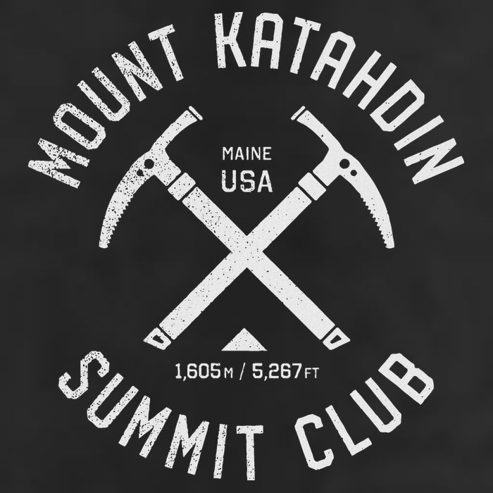 Mount Katahdin Summit Club I Climbed Katahdin 7 Panel Mesh Trucker Snapback Hat