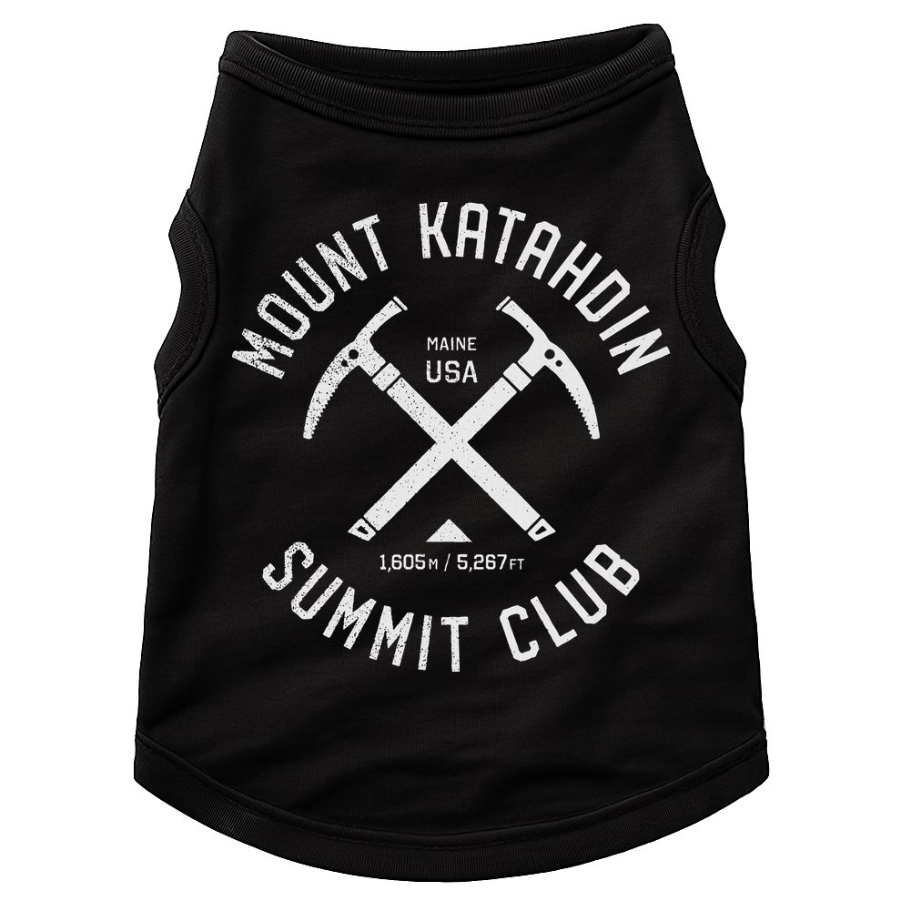 Mount Katahdin Summit Club I Climbed Katahdin Doggie Tank