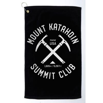 Mount Katahdin Summit Club I Climbed Katahdin Golf Towel