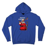 Merry Kwanzaa Santa Black Christmas African American Hoodie