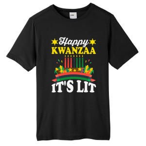 Happy Kwanzaa It's Lit African American Tall Fusion ChromaSoft Performance T-Shirt