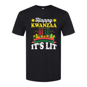 Happy Kwanzaa It's Lit African American Softstyle CVC T-Shirt