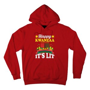 Happy Kwanzaa It's Lit African American Hoodie