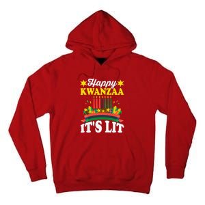 Happy Kwanzaa It's Lit African American Tall Hoodie