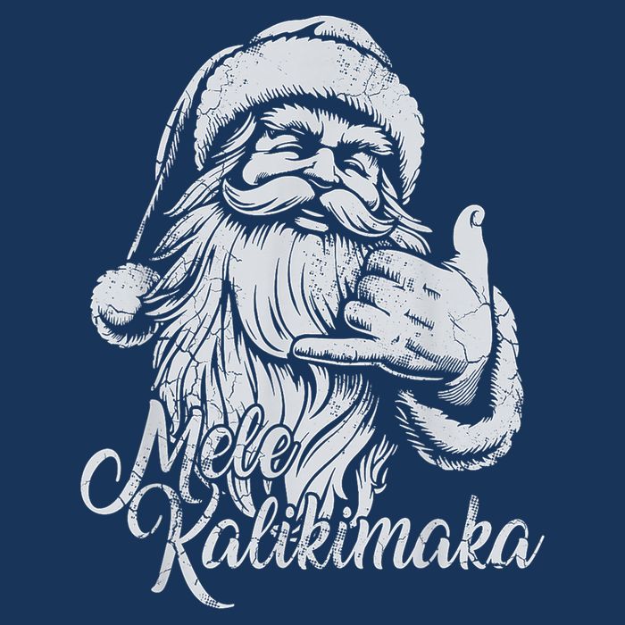 Mele Kalikimaka Santa Claus Hawaiian Christmas Hawaii Spirit 16 in Basic Backpack