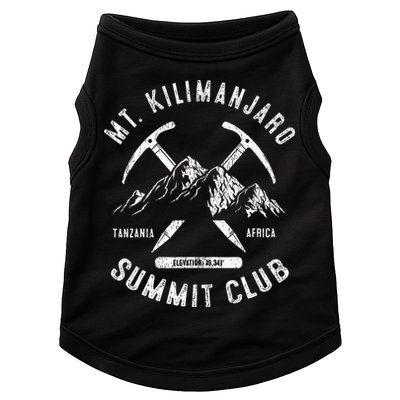 Mount Kilimanjaro Summit Club I Climbed Mt Kilimanjaro Doggie Tank