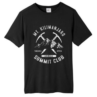 Mount Kilimanjaro Summit Club I Climbed Mt Kilimanjaro Tall Fusion ChromaSoft Performance T-Shirt