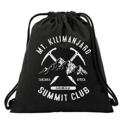 Mount Kilimanjaro Summit Club I Climbed Mt Kilimanjaro Drawstring Bag
