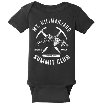 Mount Kilimanjaro Summit Club I Climbed Mt Kilimanjaro Baby Bodysuit
