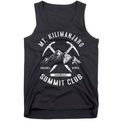 Mount Kilimanjaro Summit Club I Climbed Mt Kilimanjaro Tank Top