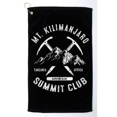 Mount Kilimanjaro Summit Club I Climbed Mt Kilimanjaro Golf Towel