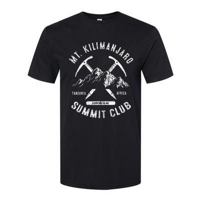 Mount Kilimanjaro Summit Club I Climbed Mt Kilimanjaro Softstyle CVC T-Shirt