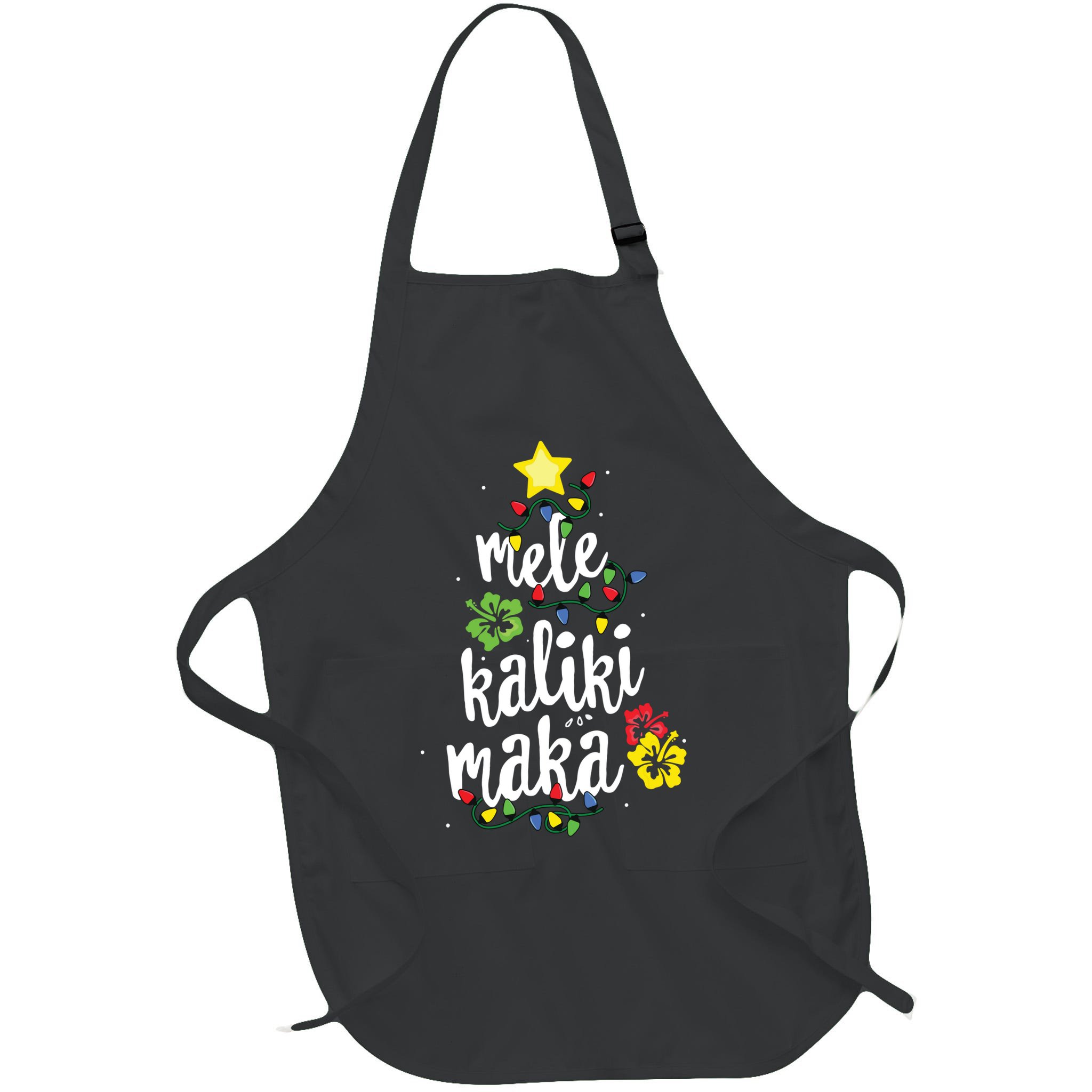 Mele Kalikimaka Shirts For Women Hawaiian Hawaii Christmas Apron