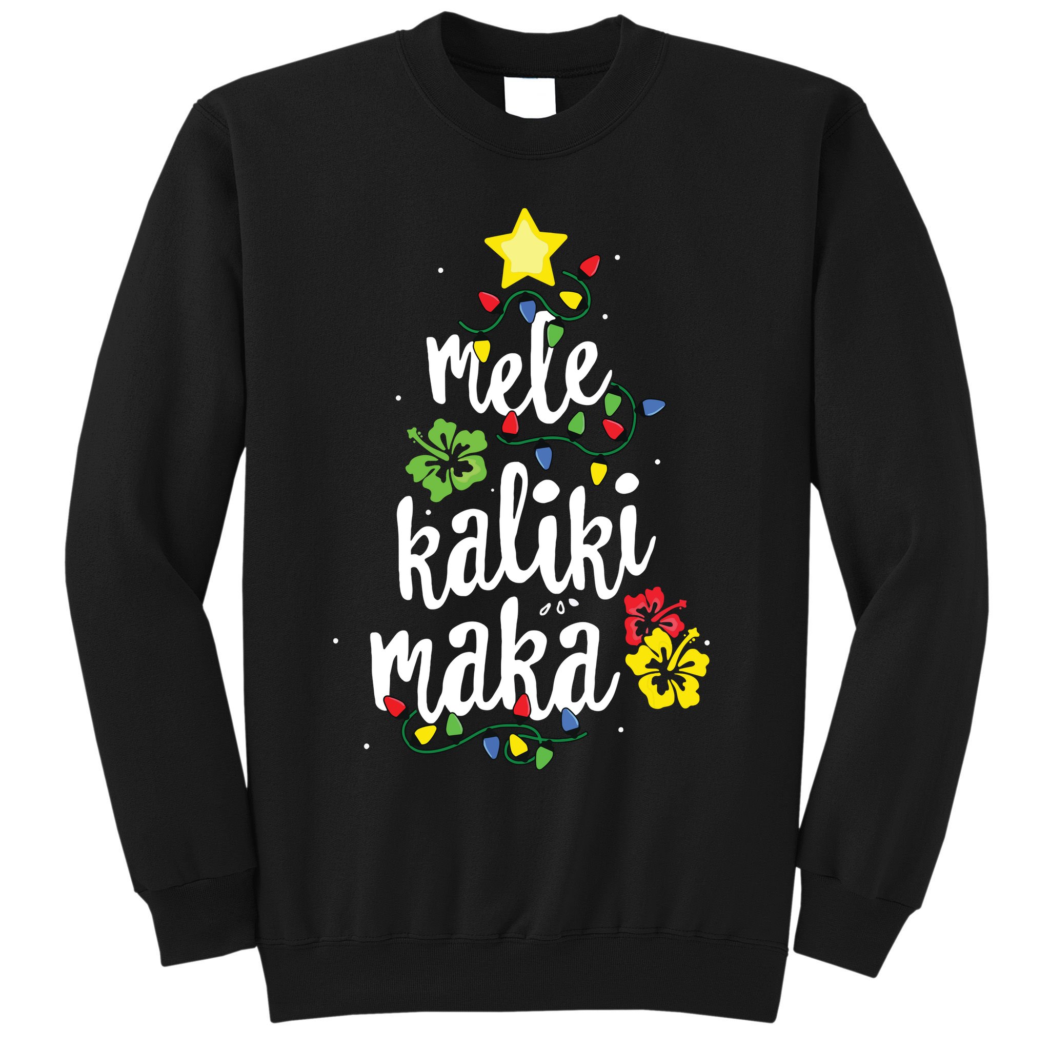 Mele Kalikimaka Shirts For Women Hawaiian Hawaii Christmas Sweatshirt