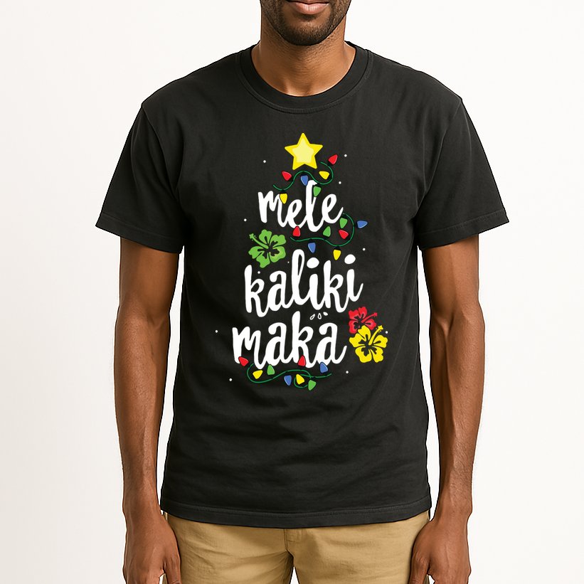 Mele Kalikimaka Shirts For Women Hawaiian Hawaii Christmas Tall T-Shirt