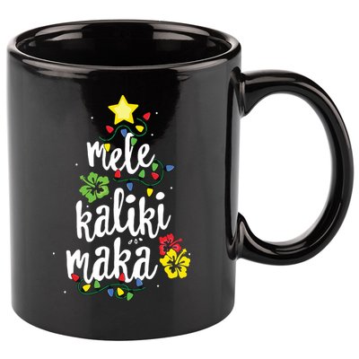 Mele Kalikimaka Shirts For Women Hawaiian Hawaii Christmas 11oz C Handle Ceramic Mug