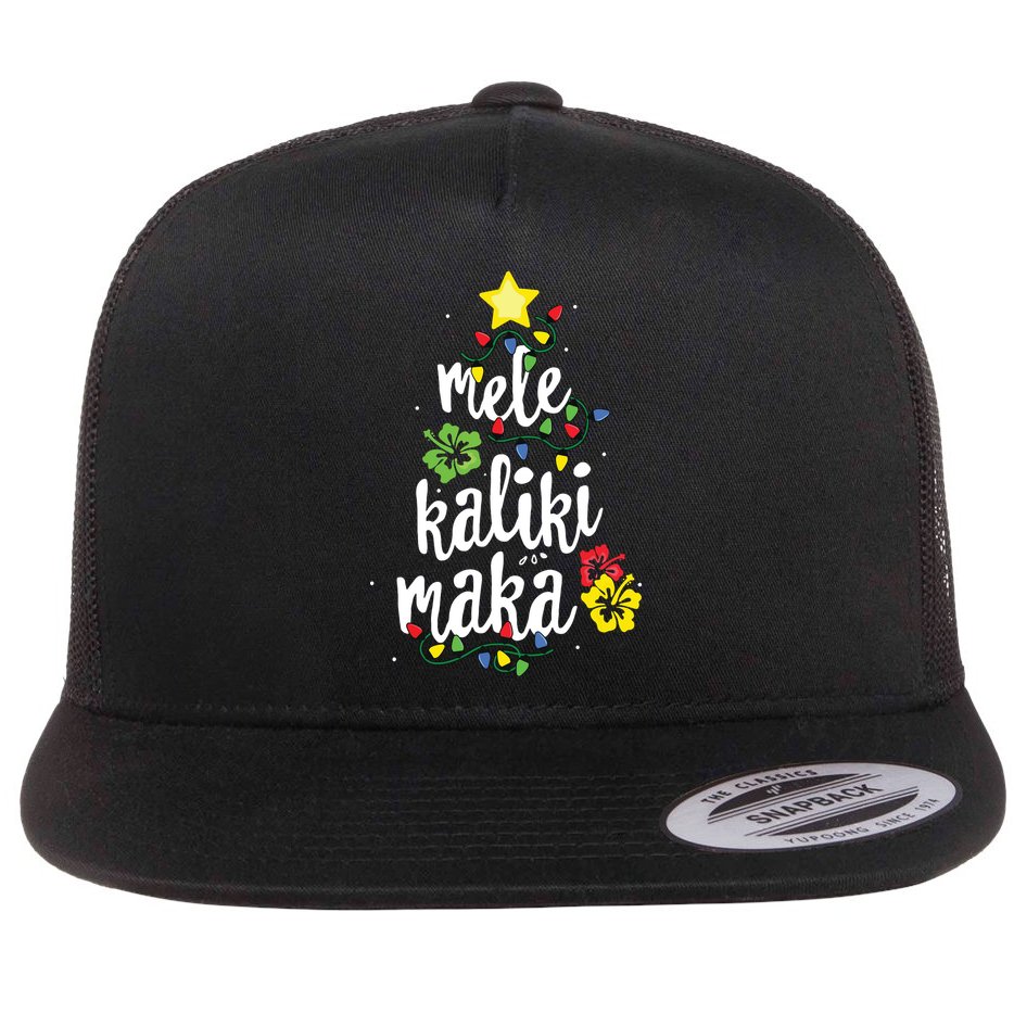 Mele Kalikimaka Shirts For Women Hawaiian Hawaii Christmas Flat Bill Trucker Hat