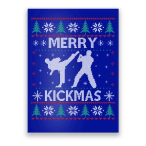 Merry Kickmas Taekwondo Christmas Ugly Sweater Xmas Funny Cute Gift Poster