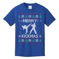 Merry Kickmas Taekwondo Christmas Ugly Sweater Xmas Funny Cute Gift Kids T-Shirt