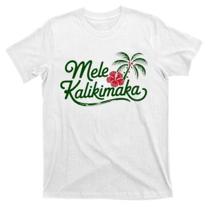 Mele Kalikimaka Tropical Christmas Hawaiian Xmas T-Shirt