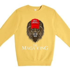 Maga King, The Great Maga King, Ultra Maga Premium Crewneck Sweatshirt