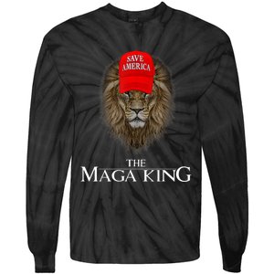 Maga King, The Great Maga King, Ultra Maga Tie-Dye Long Sleeve Shirt