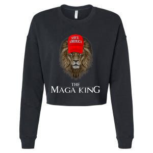 Maga King, The Great Maga King, Ultra Maga Cropped Pullover Crew