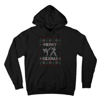 Merry Kickmas Taekwondo Christmas Ugly Sweater Xmas Funny Hoodie