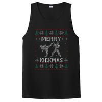 Merry Kickmas Taekwondo Christmas Ugly Sweater Xmas Funny PosiCharge Competitor Tank