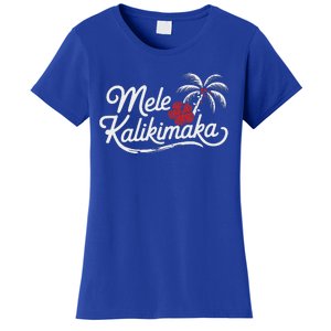 Mele Kalikimaka Tropical Christmas Women's T-Shirt