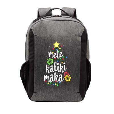 Mele Kalikimaka Tropical Christmas Hawaiian Santa Xmas Tree Vector Backpack