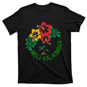 Mele Kalikimaka Tropical Christmas Hawaiian T-Shirt