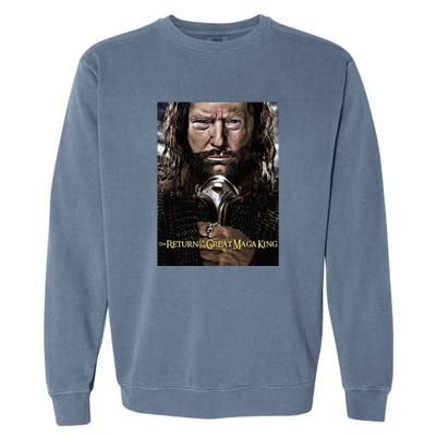 Ultra Maga Maga King The Great Maga King Garment-Dyed Sweatshirt