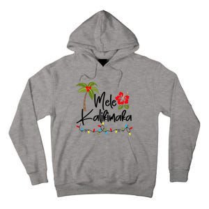 Mele Kalikimaka Tropical Christmas Hawaiian Xmas Tall Hoodie