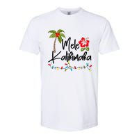 Mele Kalikimaka Tropical Christmas Hawaiian Xmas Softstyle CVC T-Shirt